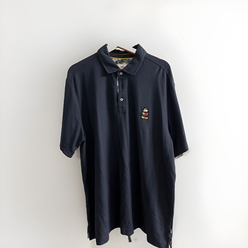 Tommy Bahama Mickey Mouse Jungle Jubilee 5 O'Clock Polo Shirt Men's XL Worn Once